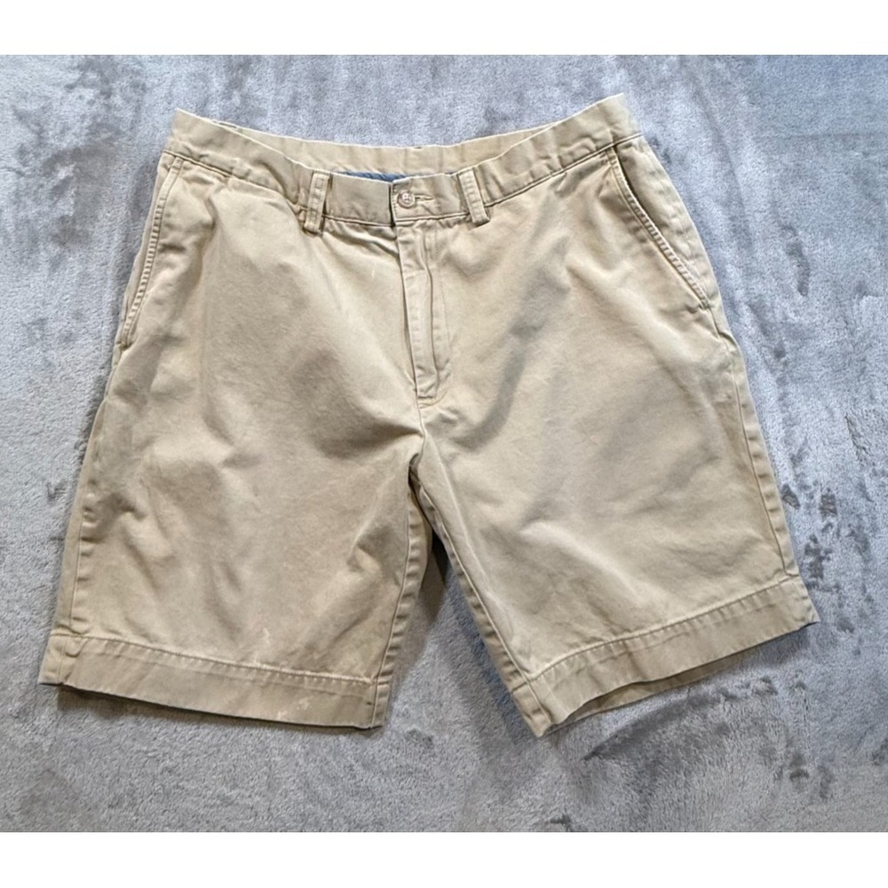 Polo Ralph Lauren Men's Khaki Classic Fit 9" Chino Shorts Size 33 Cotton
